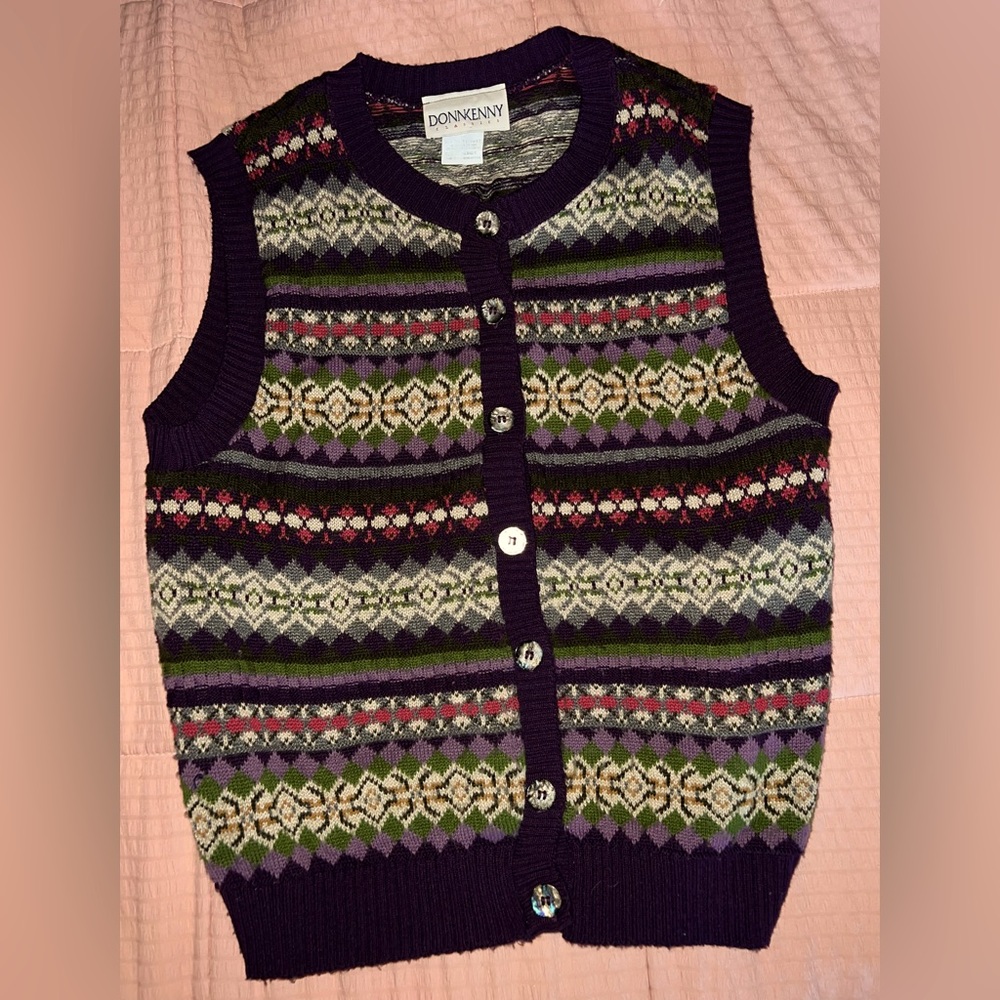 Vintage Donnkenny Classics Sweater Vest